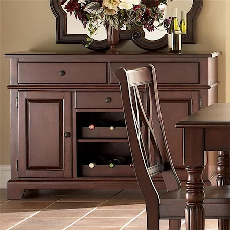 Dining Room Sideboard with Wine Bottle Storage